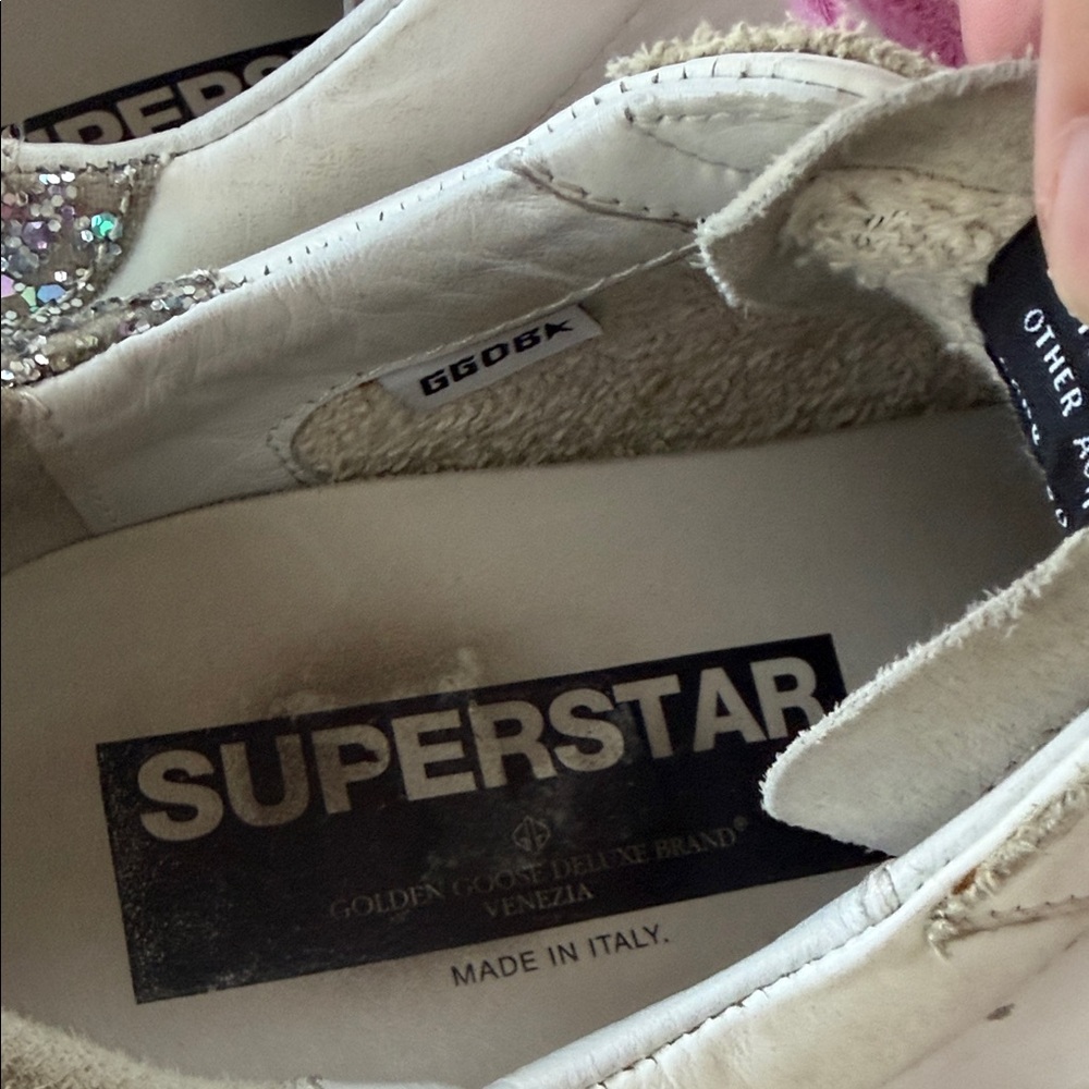 Golden Goose Sneakers with Blue Star - Picture 5 of 11
